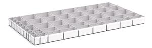 50 Compartment Box Kit 100+mm High x 1300W x750D drawer Bott Workshop Storage Drawer Units1300mmW x 750mmD 43020787 